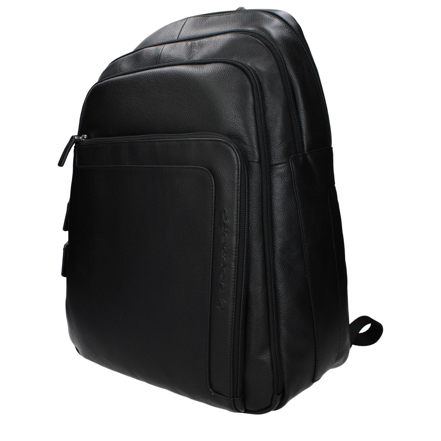 Piquadro Black Leather Backpack - Stylish and Functional