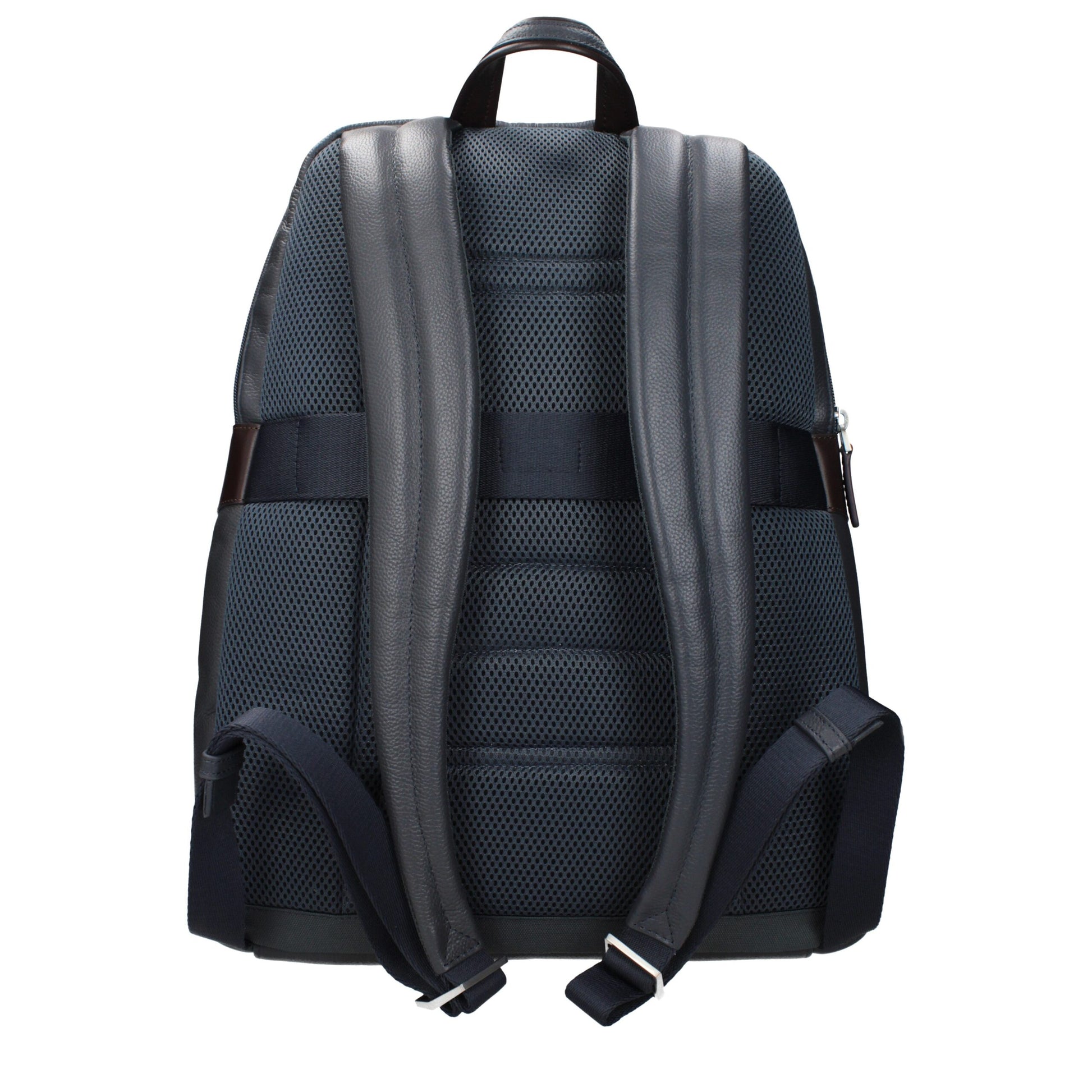 Piquadro Gray Leather Backpack - Stylish and Functional